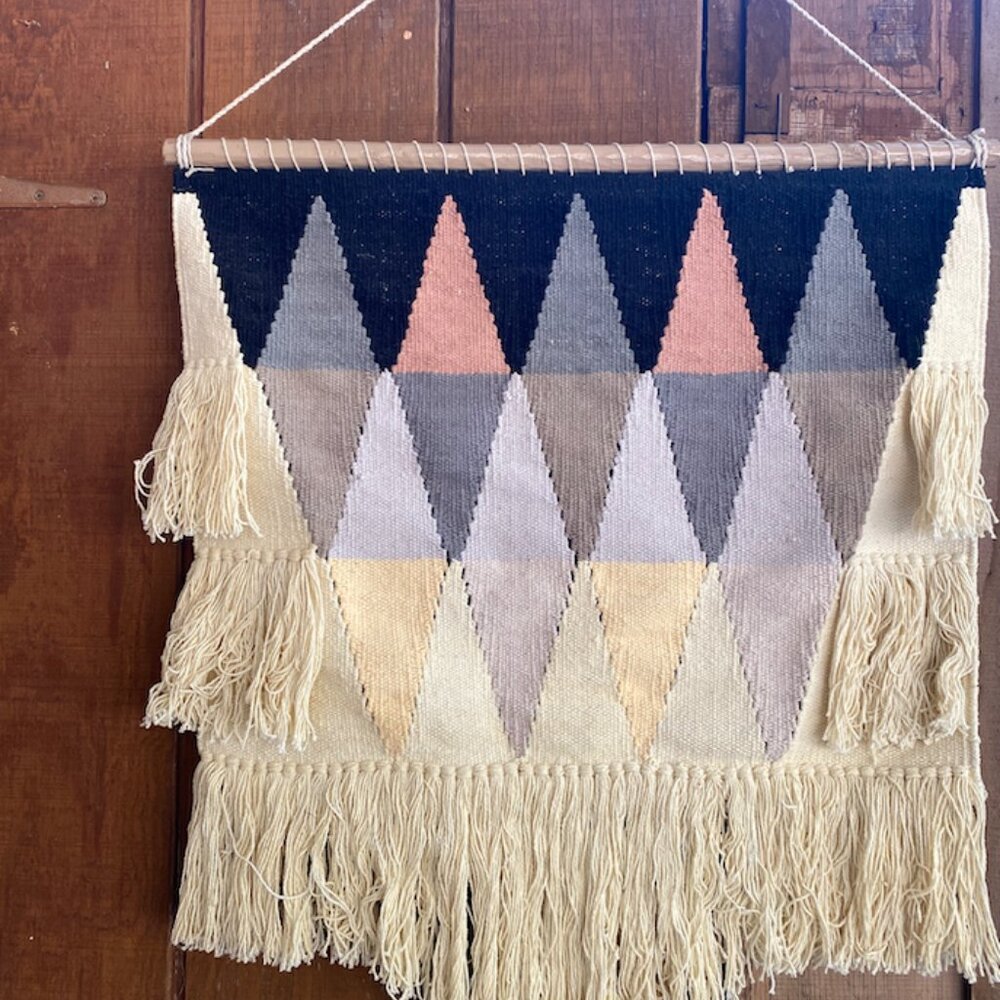 Woven Fringe Wall Hanging